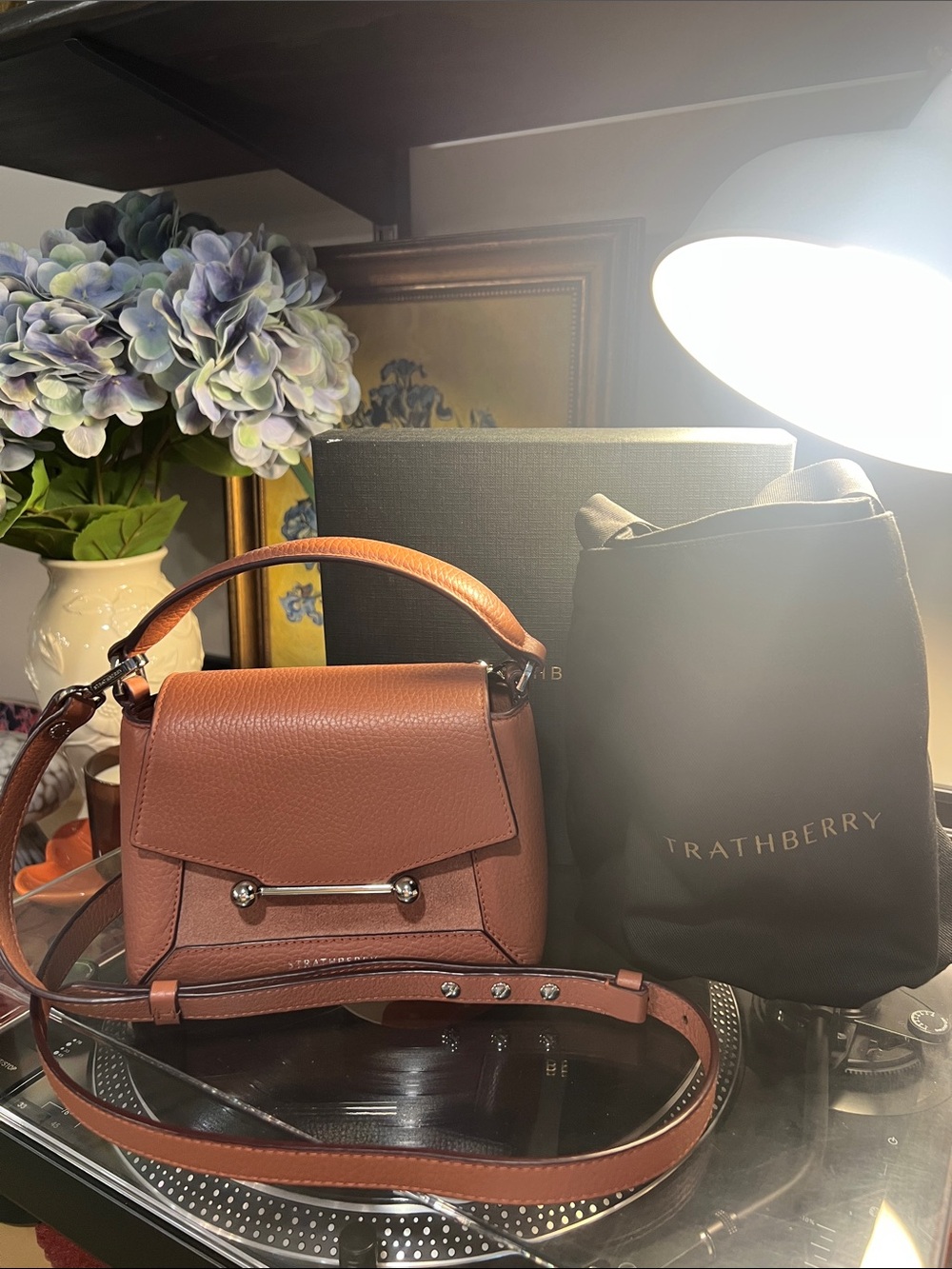 STRATHBERRY Mosaic Nano Top Handle Satchel